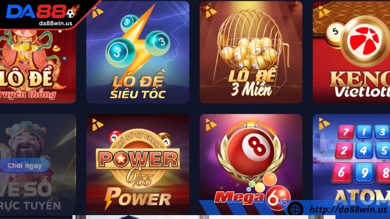 5 bước thao tác tham gia trải nghiệm xổ số da88