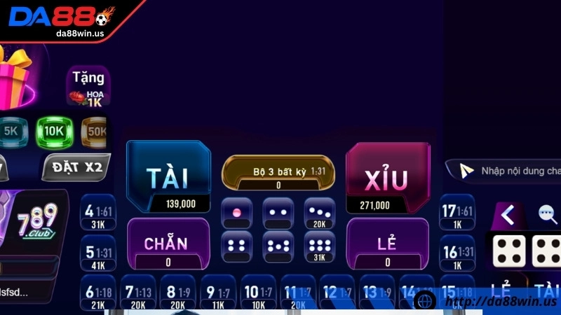 bí quyết khi đặt cược tài xỉu da88