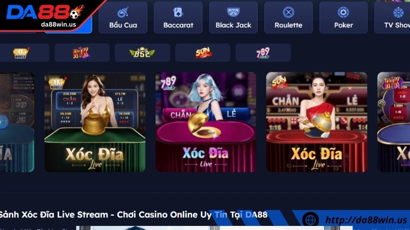 giới thiệu tổng quan về xóc đĩa da88