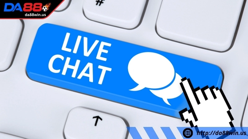 Kết nối với kênh hỗ trợ DA88 qua live chat