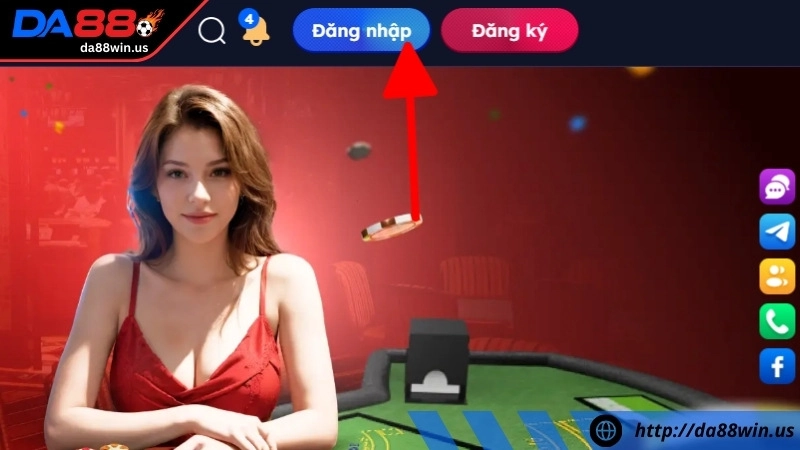 truy cập vào trang web chính chủ của nhà cái da88