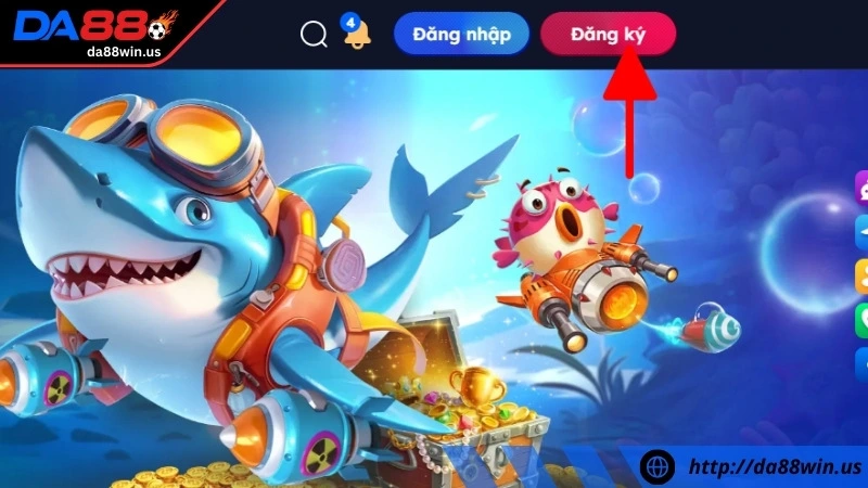 vào trang web nhà cái da88 bấm vào mục đăng ký
